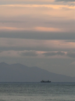 伊豆大島と海 伊豆大島と海