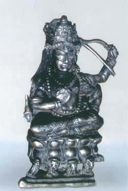 一面四臂金剛手(金剛薩埵) 一面四臂金剛手(金剛薩埵)